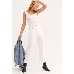 LEVI’S Ribcage Straight Ankle Jeans In The Clouds